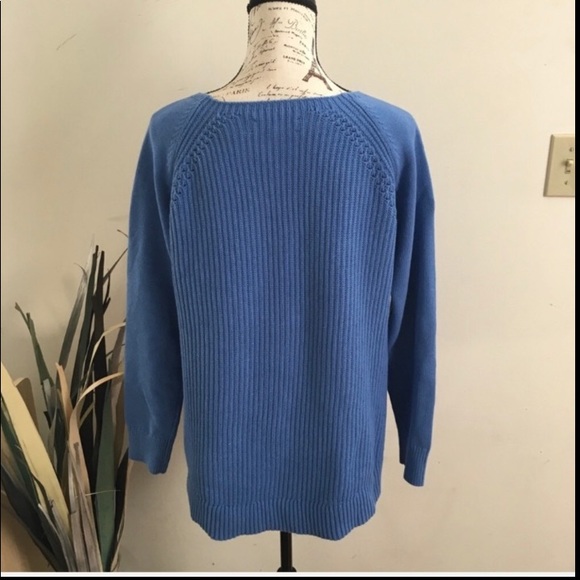 NWT LOFT hi low shaker knit sweater - Picture 5 of 6